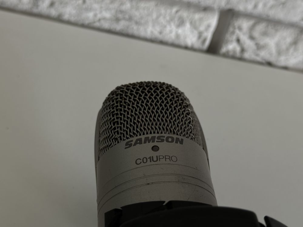 Zestaw Mikrofon Samson C01U Pro + Statyw + Koszyk + Pop filtr
