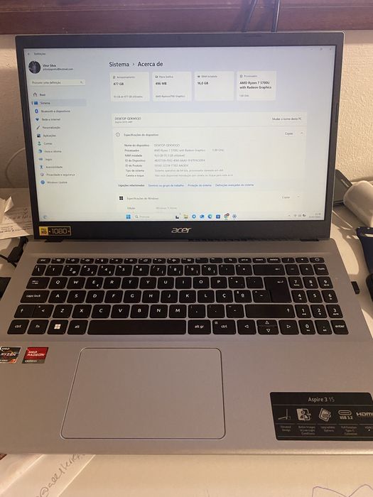 Acer Aspire 3 15 AMD