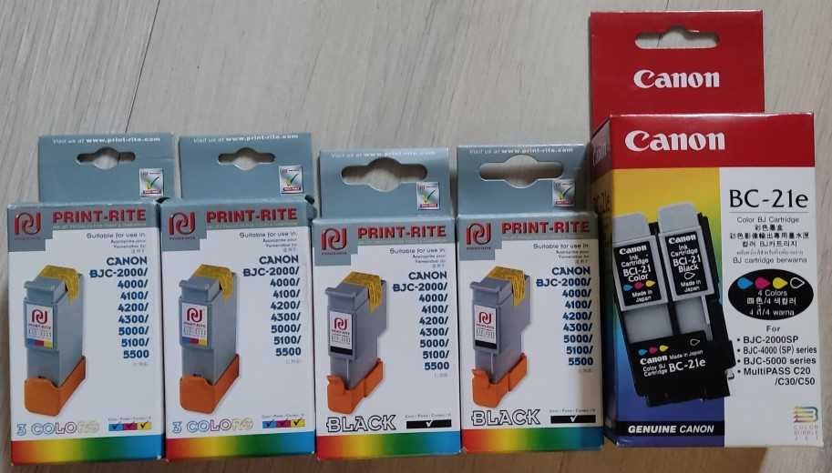 Картриджи черный цветной к струйный принтер Canon