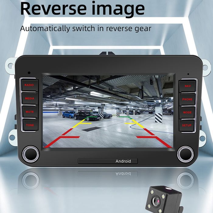 Android 7"  IPS,  магнітола Volkswagen, Skoda . GPS, WI-FI, Bluetooth,