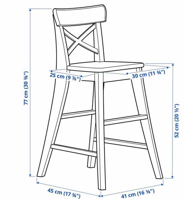 Krzesło Ikea dla dziecka  - podwyższające