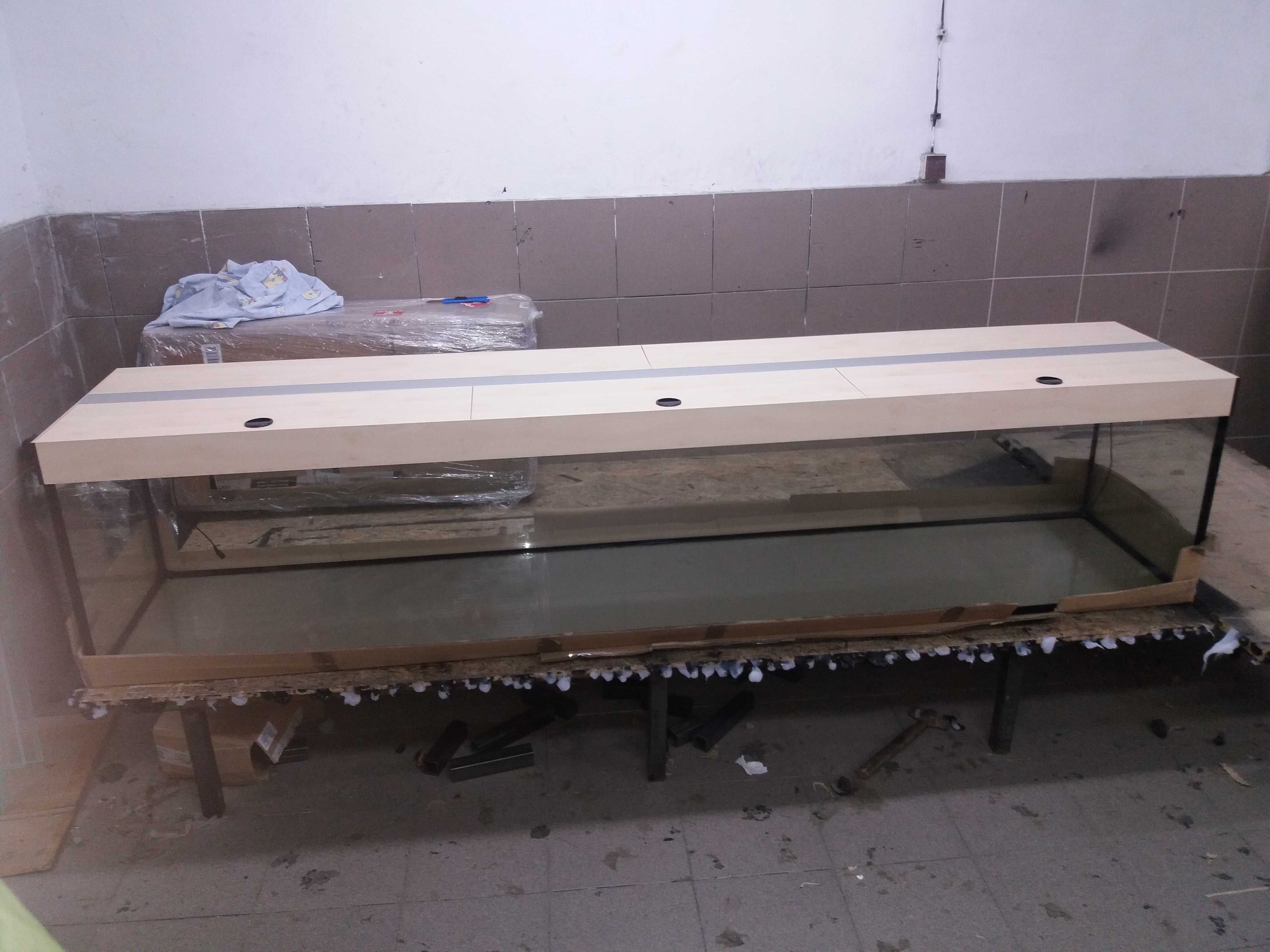Akwarium proste 150x50x45 - 337 litrów z pokrywą