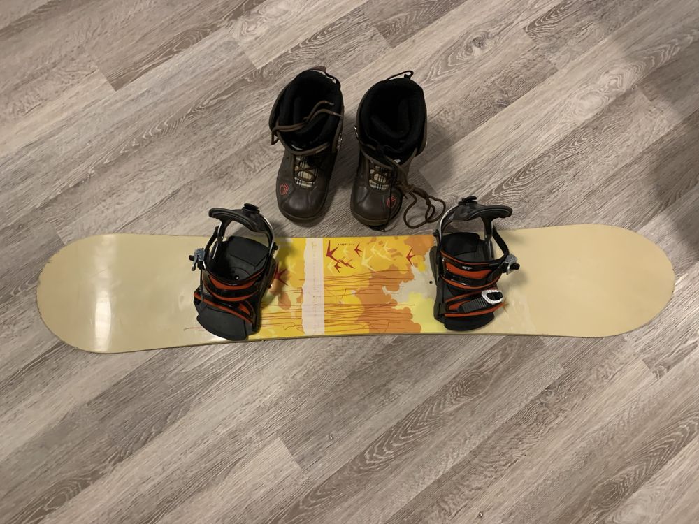 Snowboard zestaw