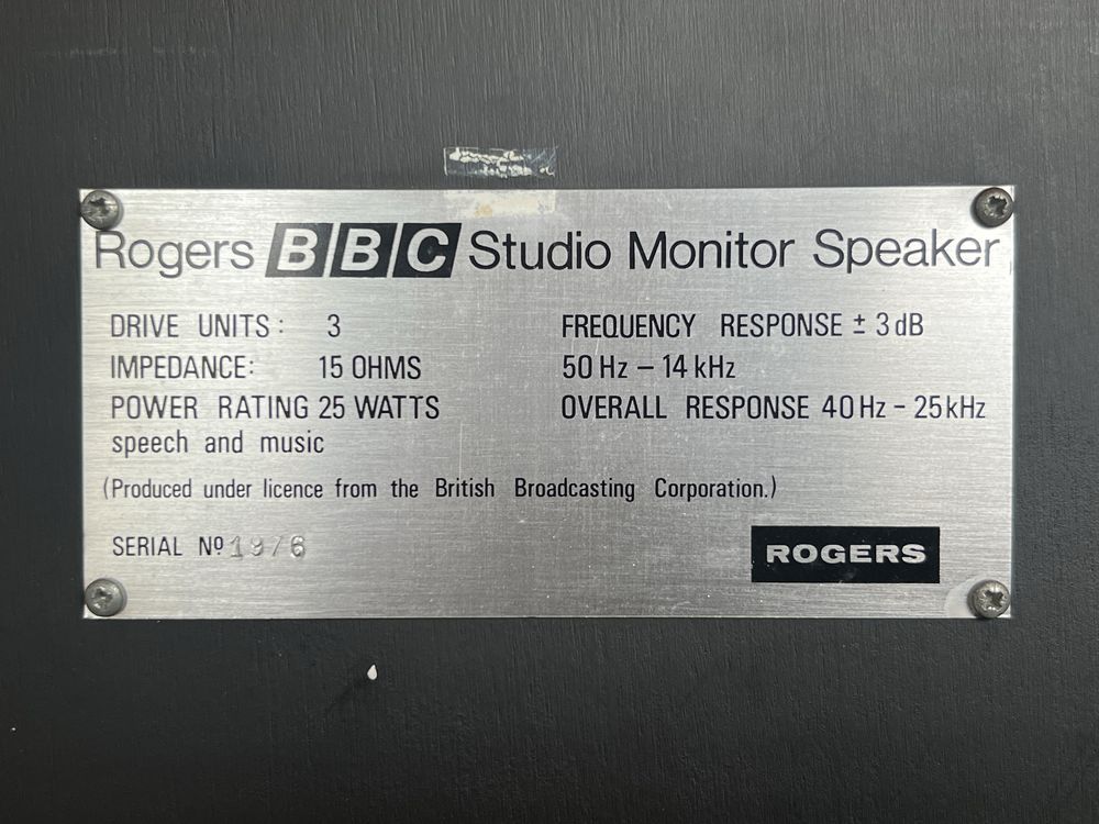 Rogers ls3/6  // kolumny, monitory