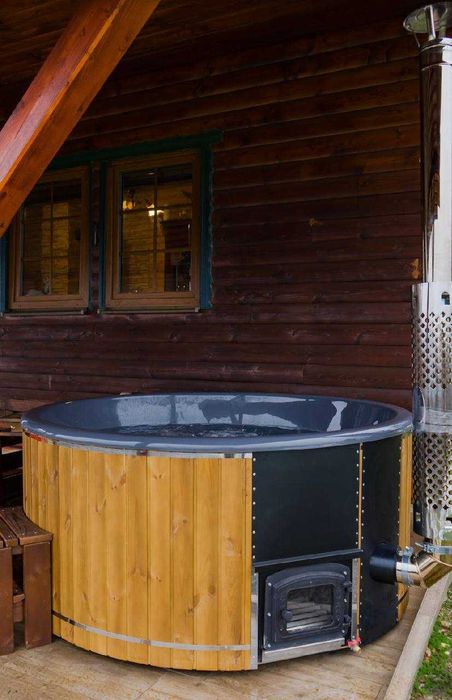 Карпатський чан з джакузі. Купіль з пічкою на дровах від виробника.