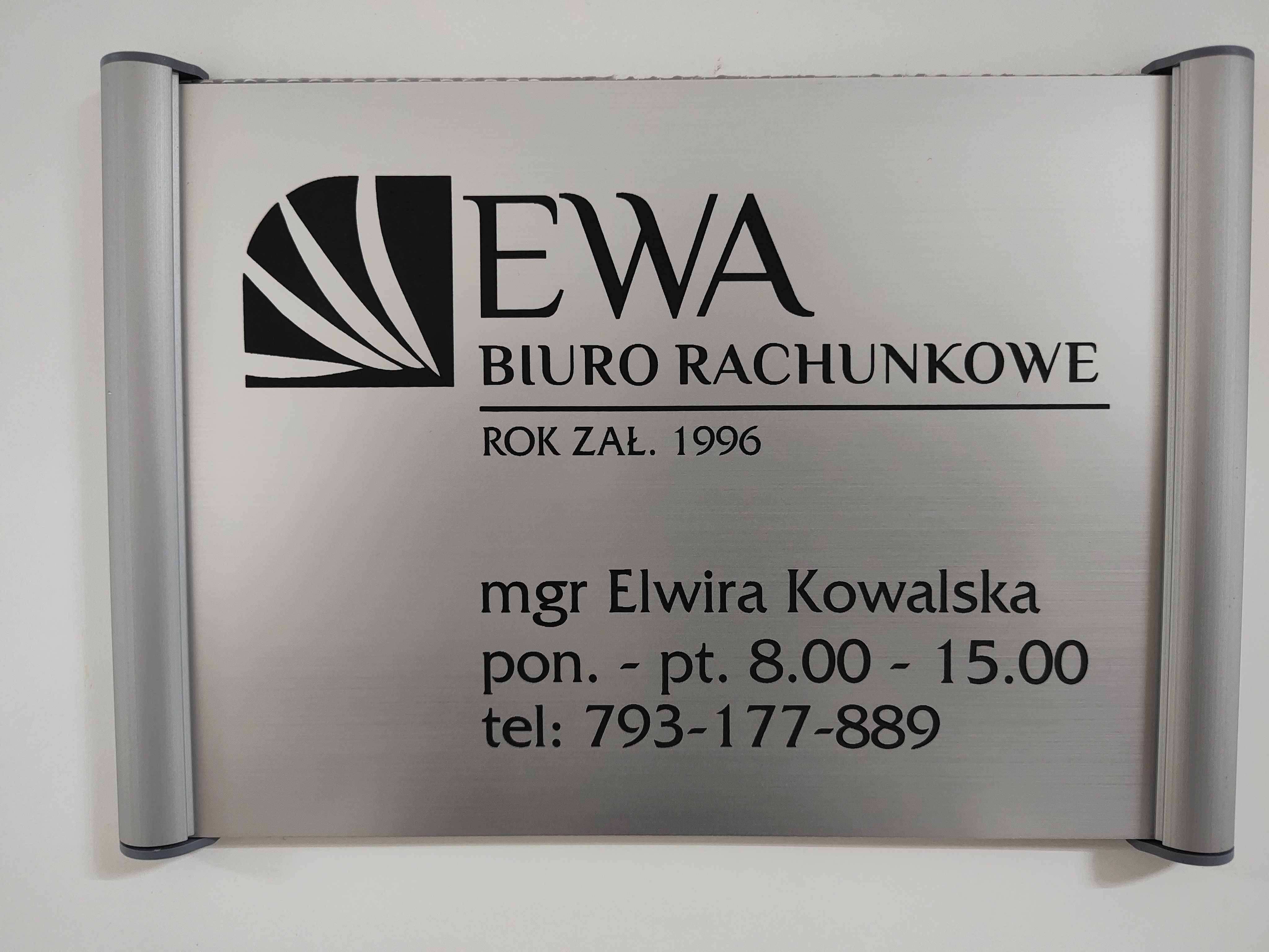 Biuro Rachunkowe EWA mgr Elwira Kowalska