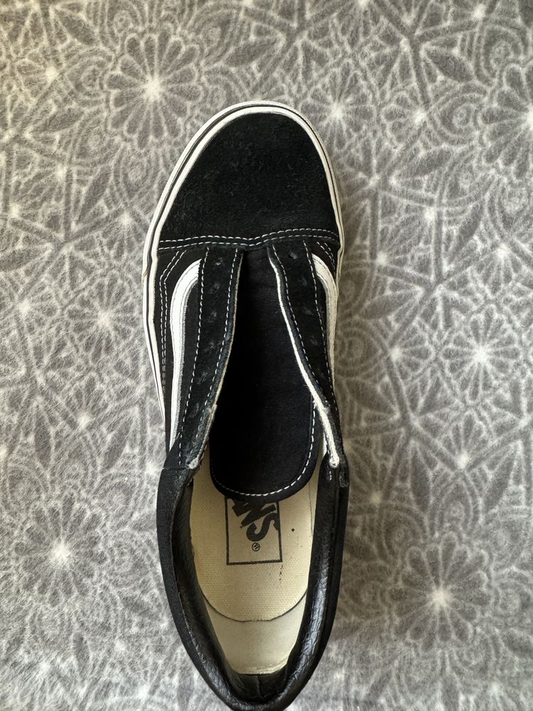 Шкіряні Vans old skool оригінал