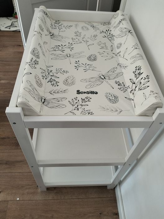 Przewijak wolnostojący drewniany IKEA biały