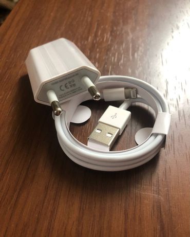 Комплект для зарядки Айфона Блок і кабель Lighting 1m