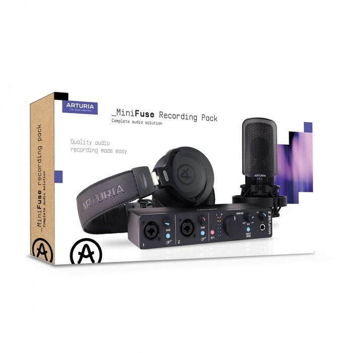 Arturia MiniFuse Recording Pack Black