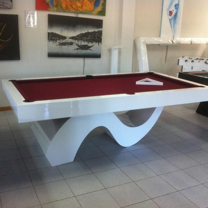 Snooker - Bilhar NOVO lacado a Branco