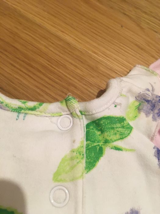 Rampers kombinezon spodnium r. 62 dla dziewczynki letni lato impreza