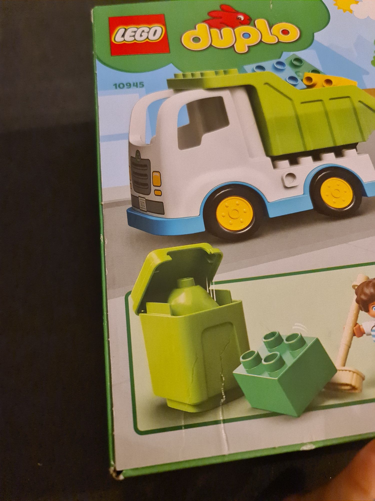 Nowe Lego Duplo 10945 Śmieciarka i Recykling