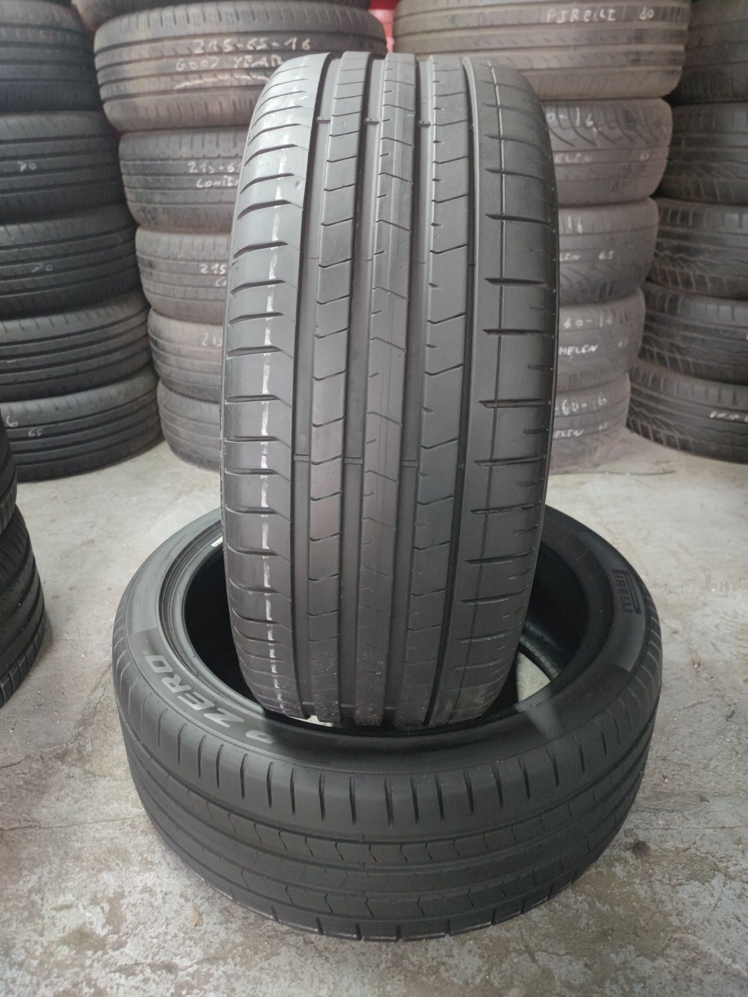 Pneus 255/40r21 Pirelli P Zero com 80% piso