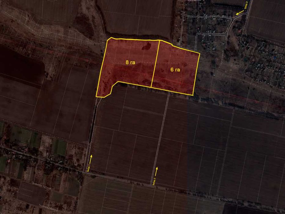 Продаж 14га землі, мальовнича Балка Хорватка, Кулибаба, 32км від Києва