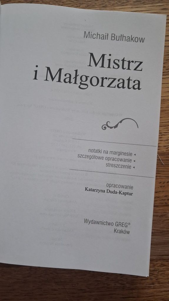 Mistrz i Małgorzata. Lektura z opracowaniem