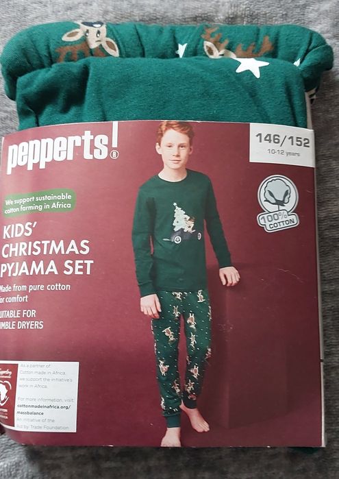 Nowa piżama chłopięca świąteczna Pepperts 146/152
