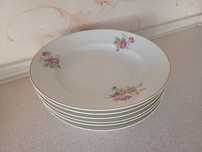 Komplet 6 talerzy głębokich porcelit