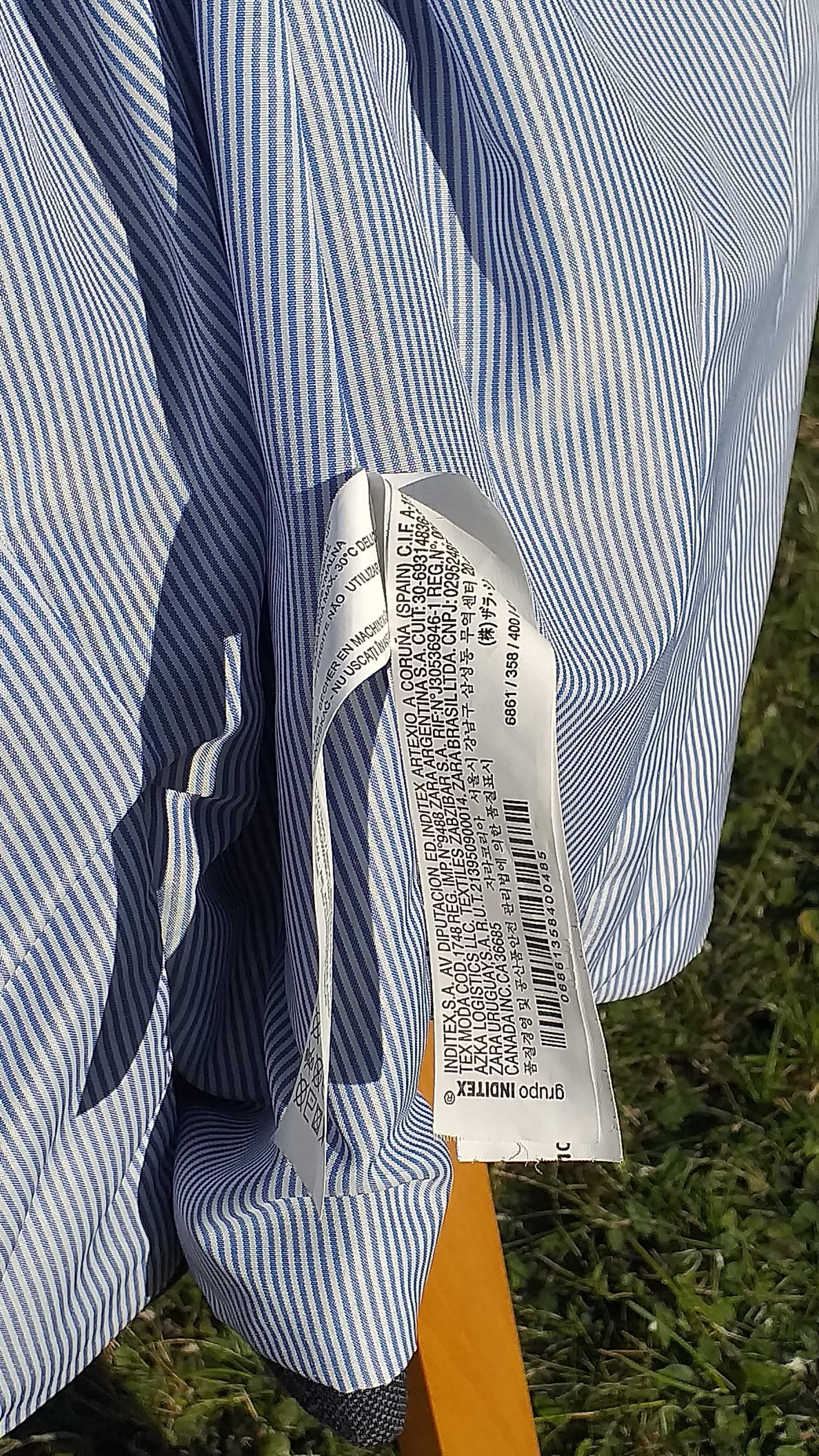 Marynarka męska ZARA MAN, semi-casual, rozm. M (eur 48)