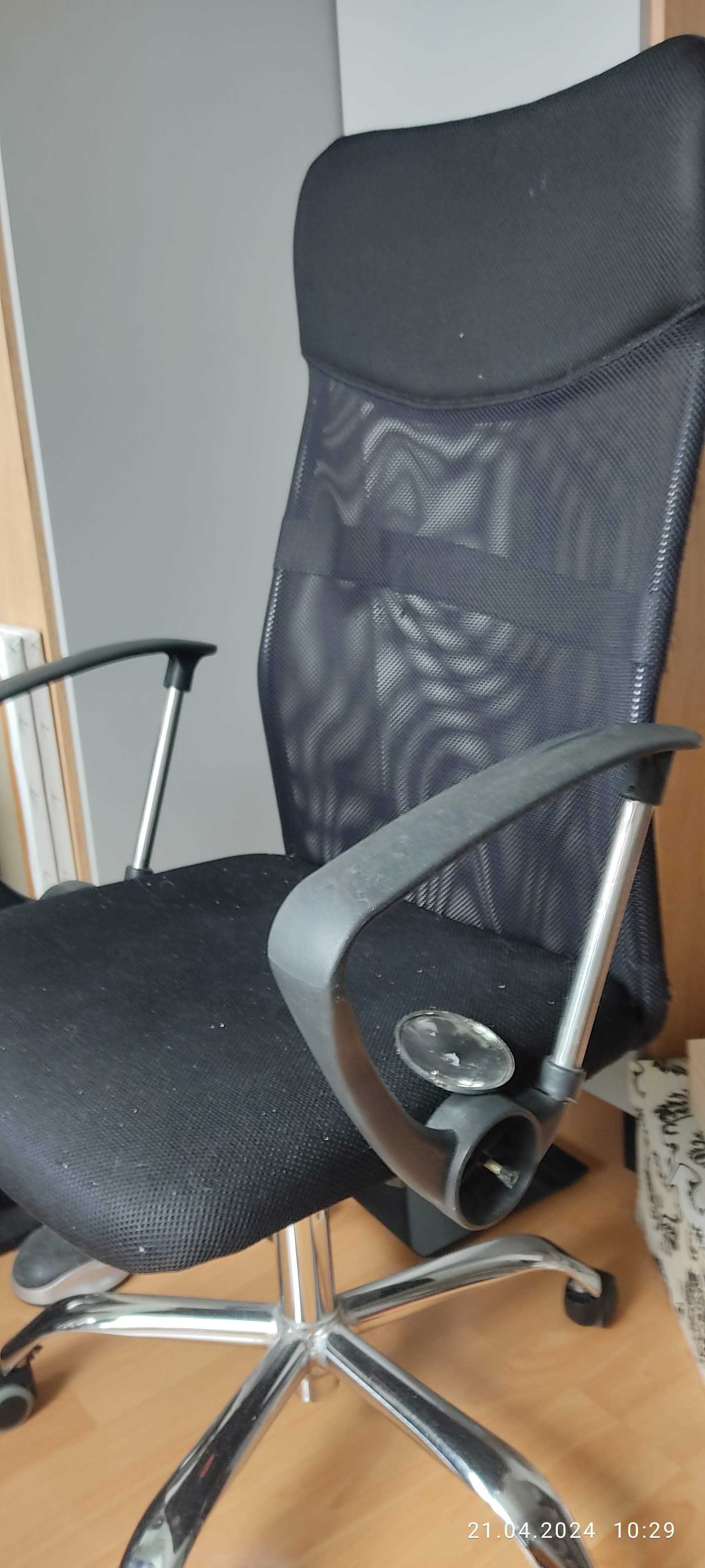 krzesło regulowane wysokie 2 szt za 100 zł