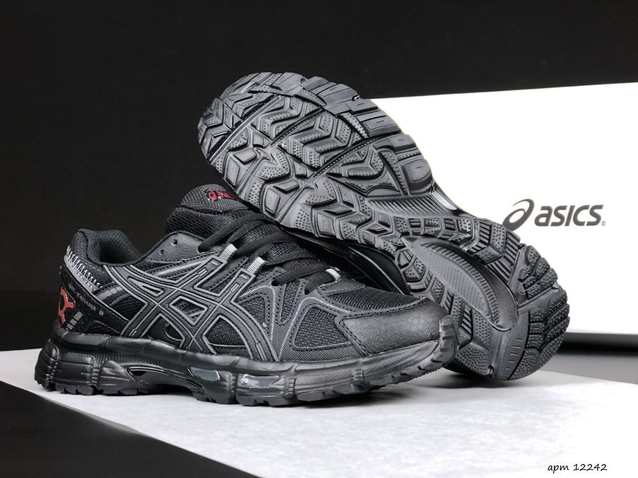 Кросівки 36-50р ASICS Gel Kahana 8 чорные кроссовки Асикс Кахана