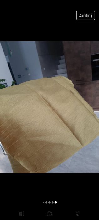 Zasłony krótkie na przelotkach kółkach do parapetu zaciemniające zielo