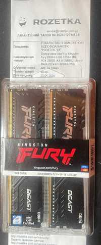 Оперативна пам'ять Kingston Fury DDR4-3200 16384 MB PC4-25600 (2x8192)