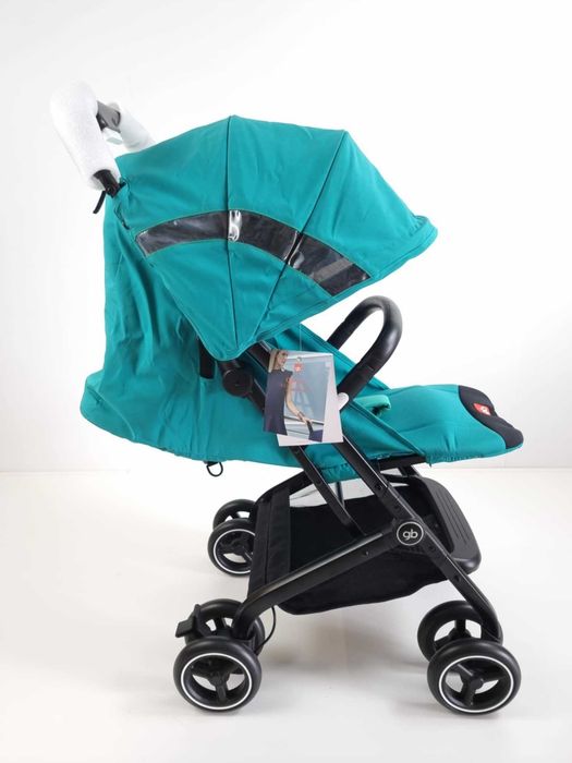 NOWY Wózek GB Qbit+ Plus All-Terrain spacerówka do 22 kg Laguna Blue