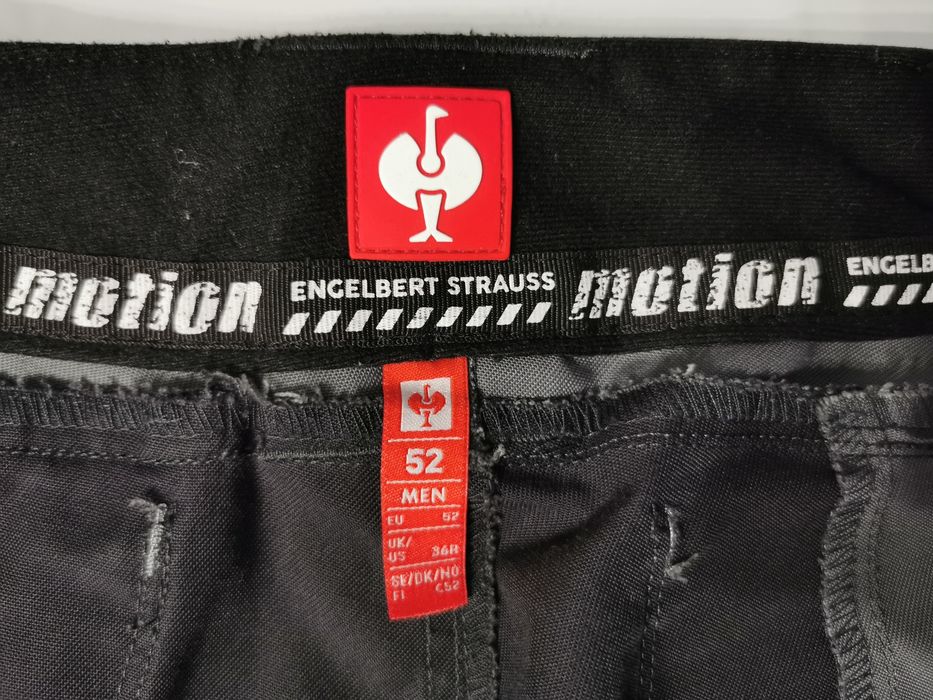 Spodnie robocze Engelbert Strauss es motion. Grafitowe, rozm 52