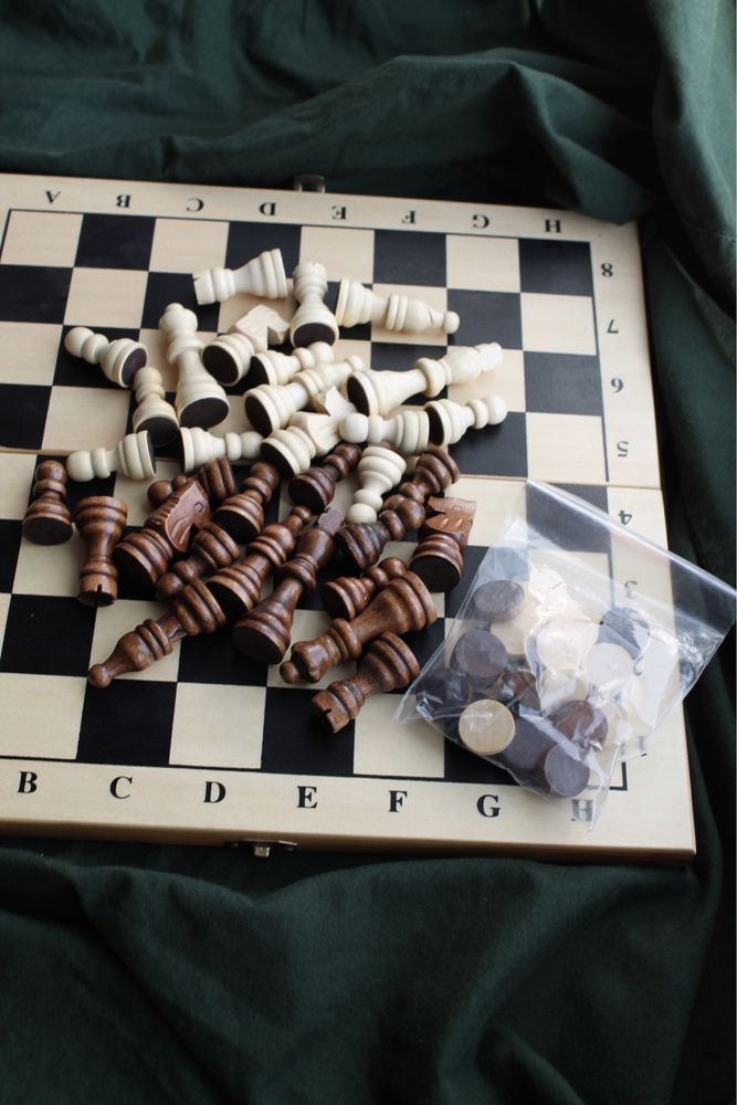 Дерев'яні шахи/шашки