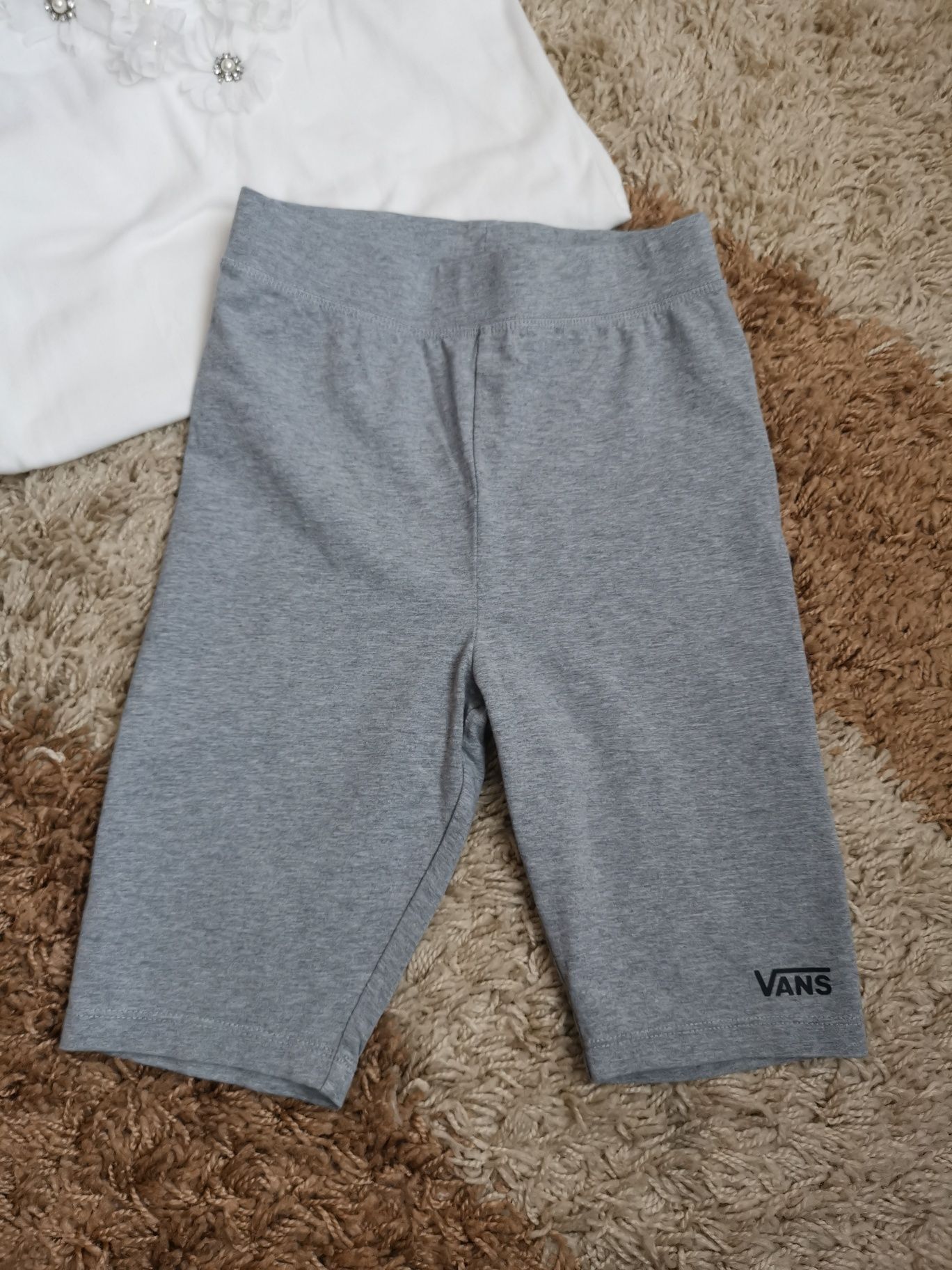 Kolarki Vans XS damskie szare grey bawełna elastan bdb