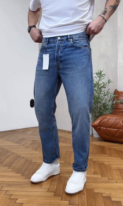 Чоловічі прямі джинси Zara Regural Straight leg, джинси моми Зара