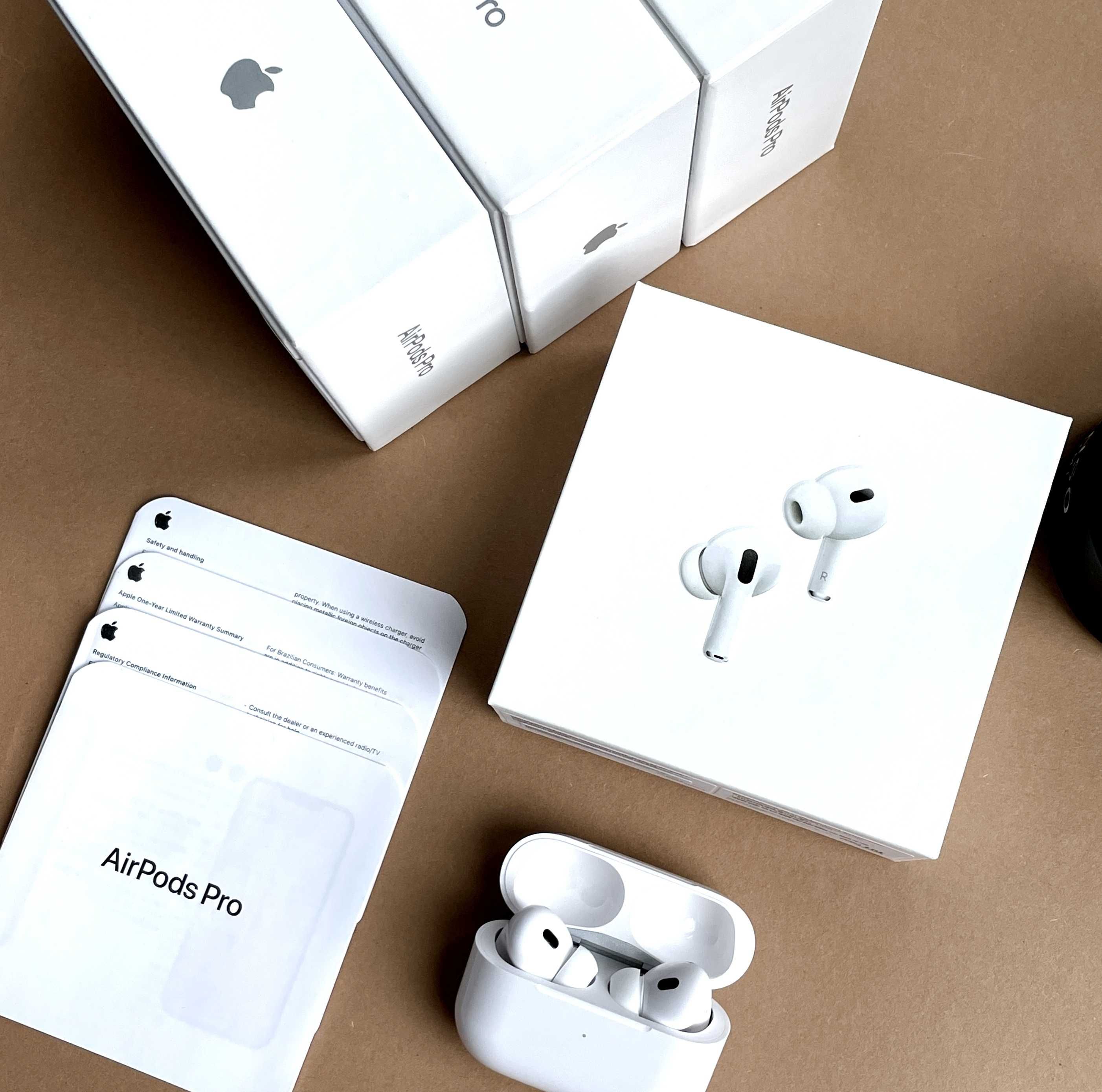 Реальне Шумозаглушення! Навушники AirPods Pro2 преміум коп 1в1 +чохол