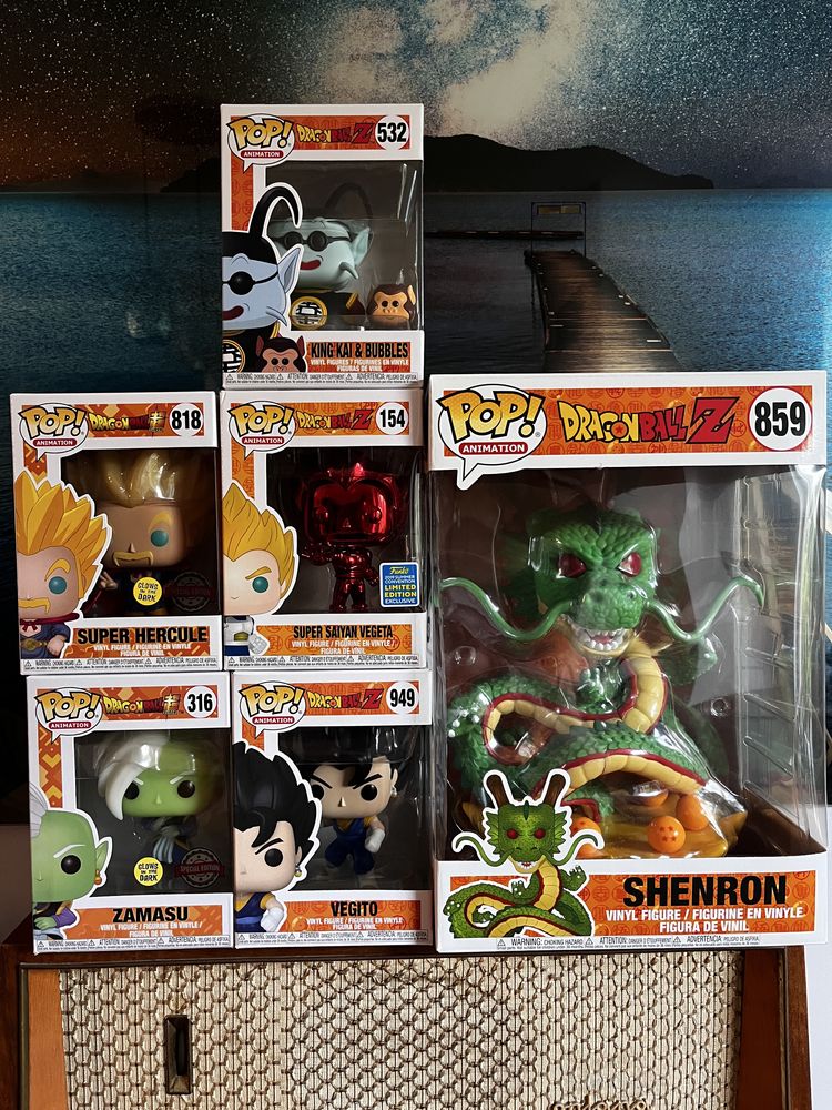 Funko pop dragon ball goku shenron vegeta i inne