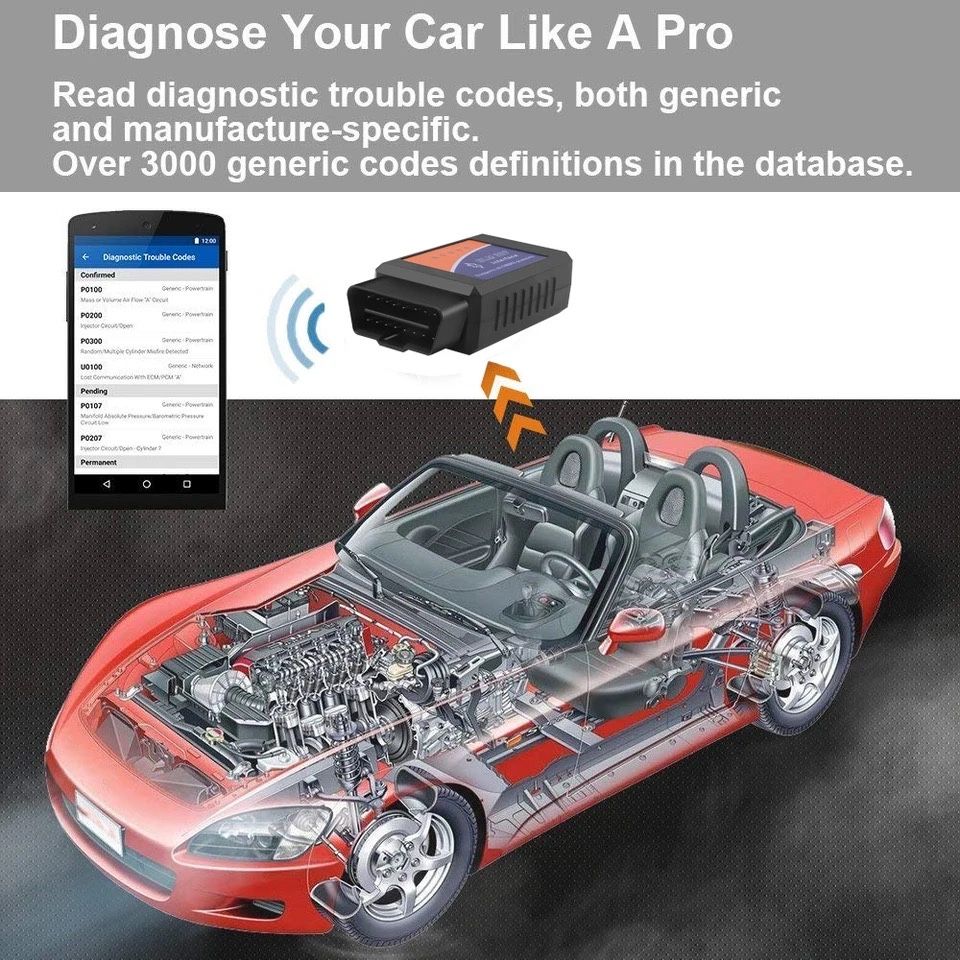 Interfejs diagnostyczny ELM 327 Z BLUETOOTH