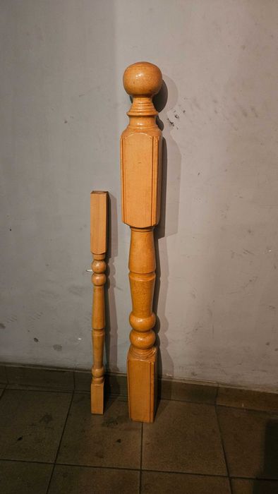 Słupki Bukowe i tralki bukowe