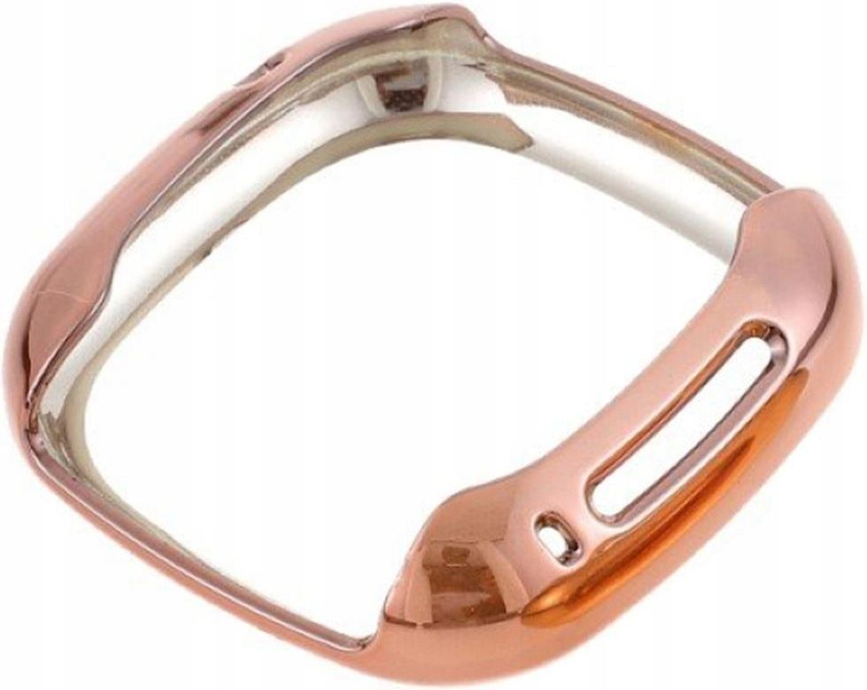 Etui Fitbit Sense / Versa 3 Elastyczne Złote Case Obudowa Nakładka