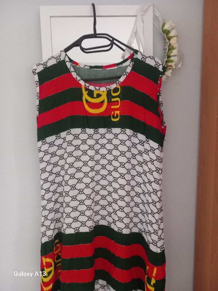 Gucci długa sukienka na lato L