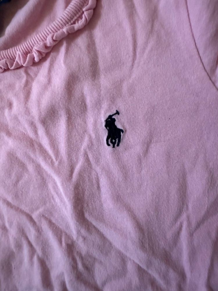 Футболка розовая Polo by Ralph Lauren 4 года