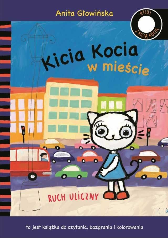 KSIĄŻECZKA Kicia Kocia w  MIEŚCIE Ruch uliczny