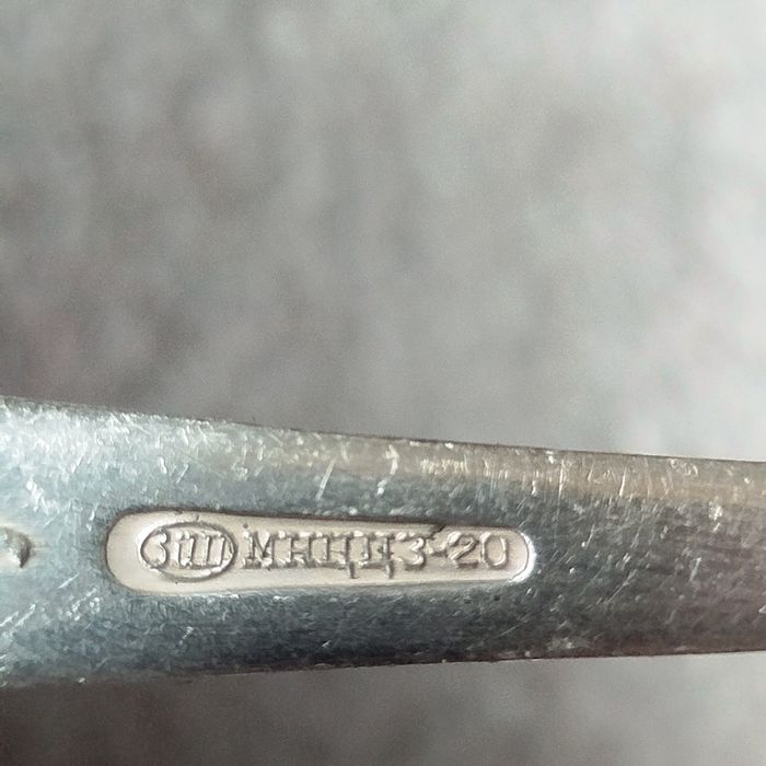 Posrebrzane  sztućce rosyjskie