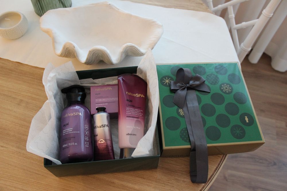 Conjunto Boticário Açai Nativa Spa , para oferta, novo