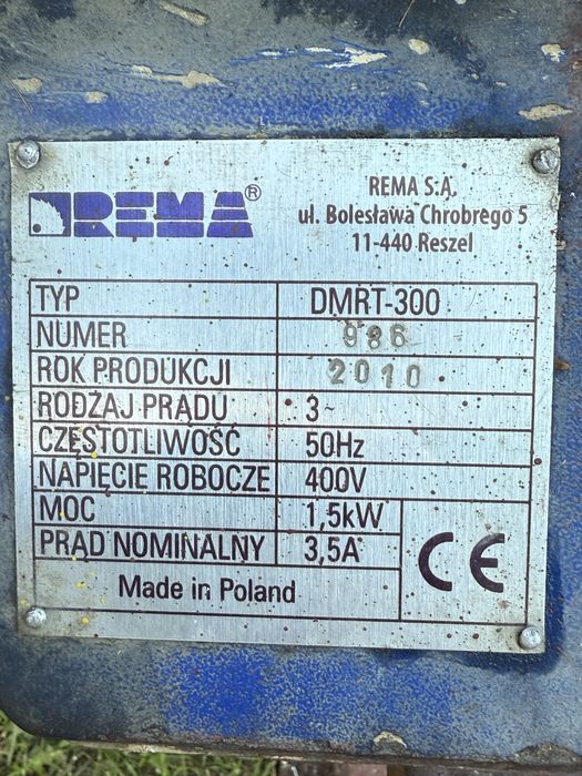 Pilarka tarczowa ukośna REMA typ DMRT 300