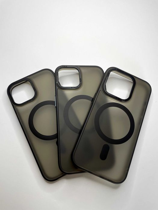 Case Etui Czarne Magsafe iPhone 13/14/15/15Pro
