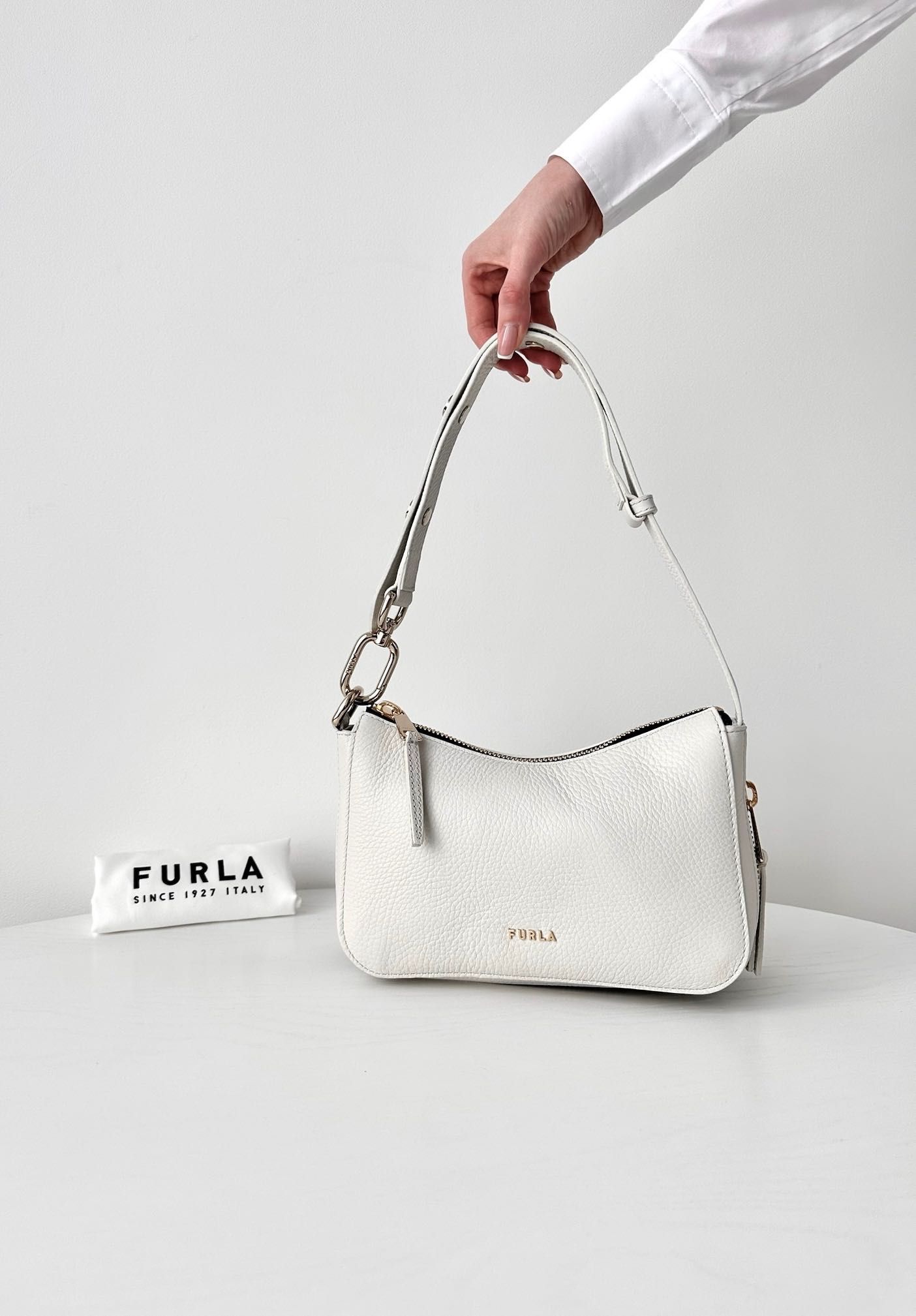 Furla Skye Hobo Жіноча шкіряна сумочка фурла женская кожаная сумка