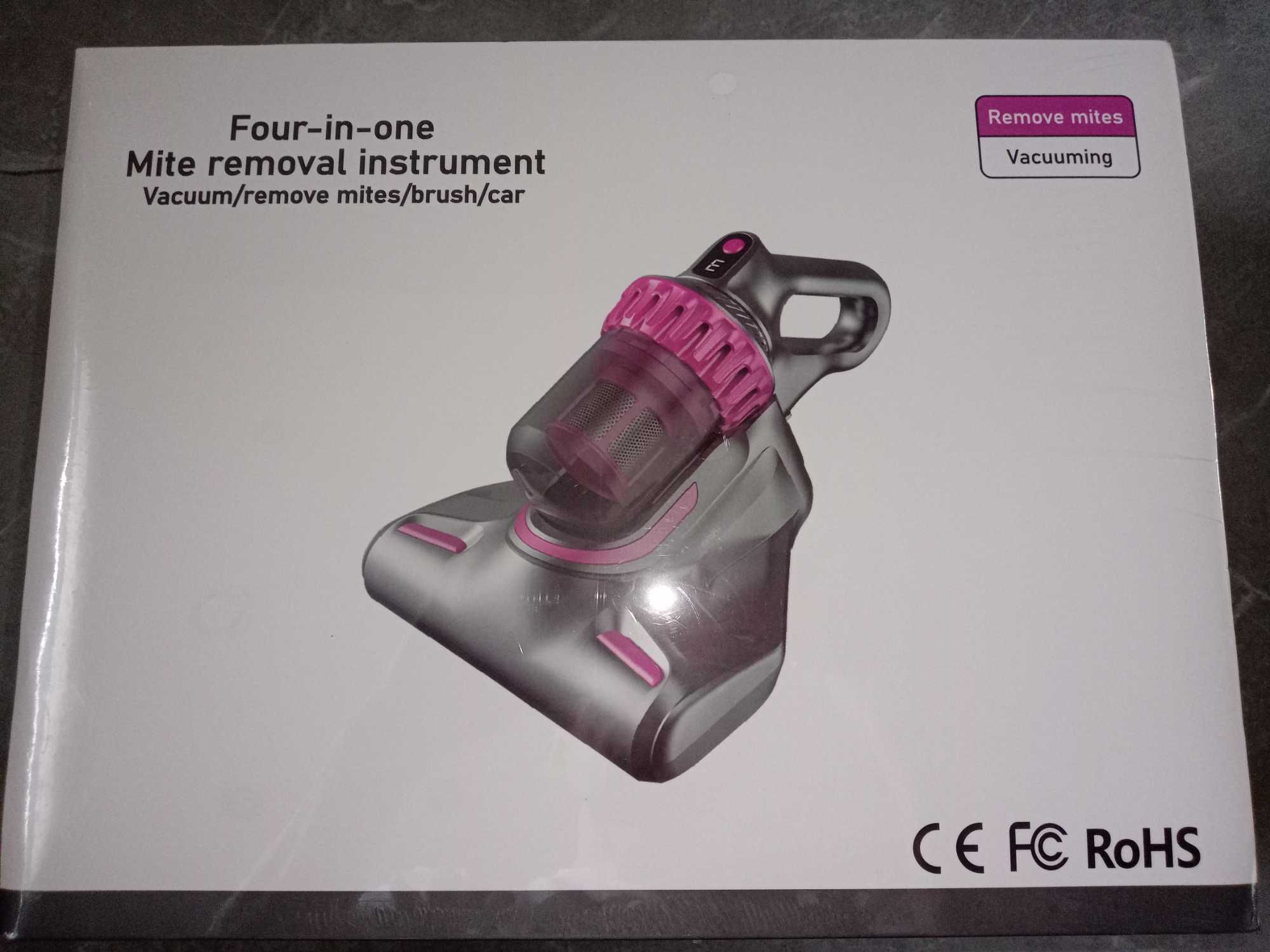 Bezprzewodowy odkurzacz ręczny 4w1 100W 5 końcówek UV Turbo E1001