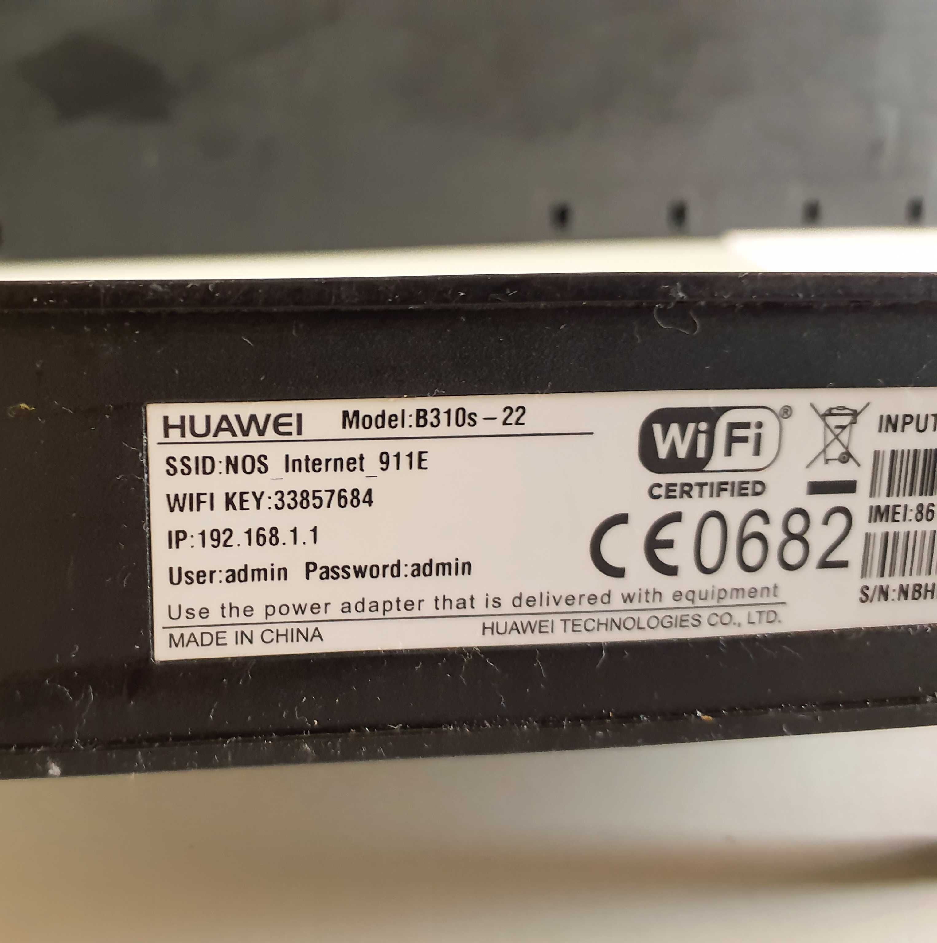 Router WiFi Huawei 4G NOS