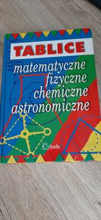Tablice matematyczne, fizyczne,chemiczne, astronomiczne wyd. CYKADA