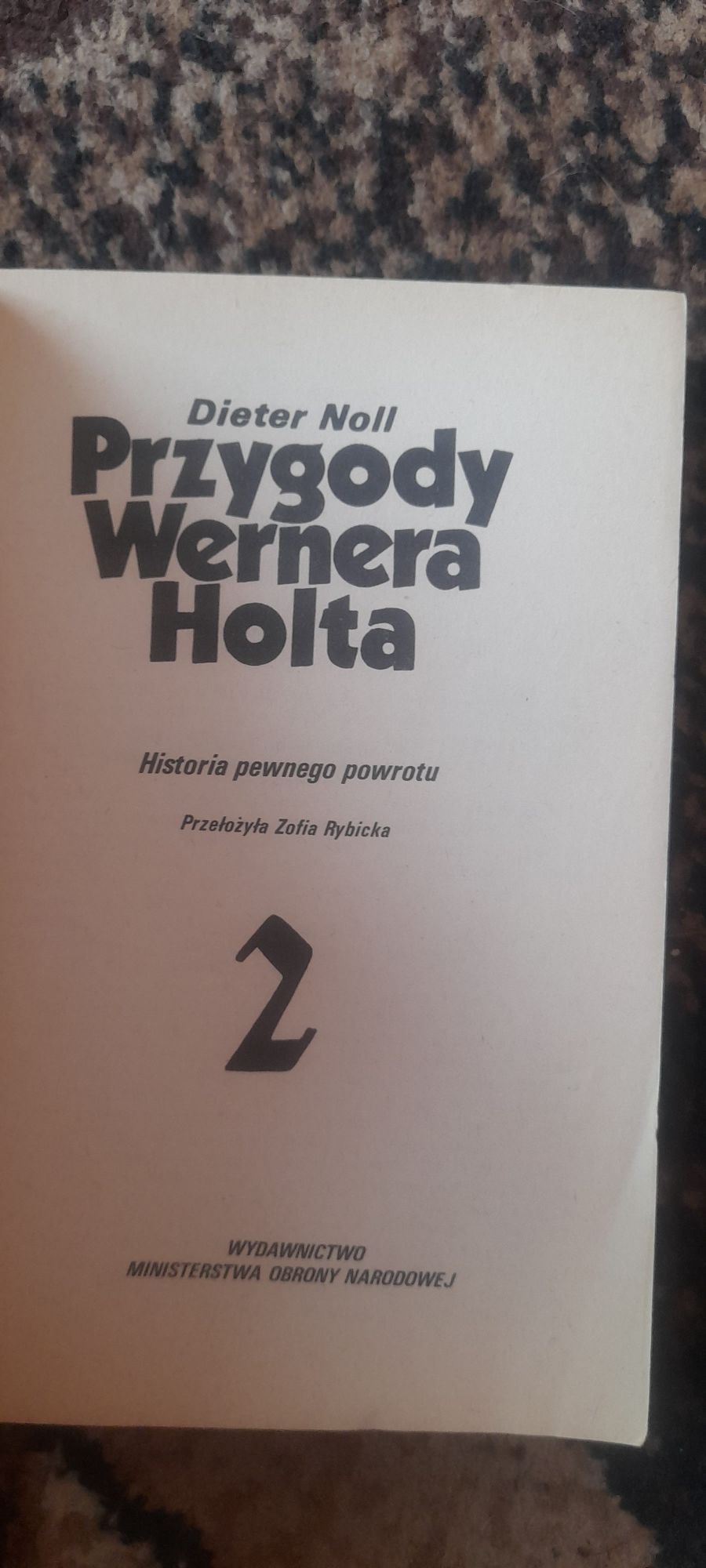 Przygody Wernera Holta cz 2 - Dieter Noll wyd VI 1987