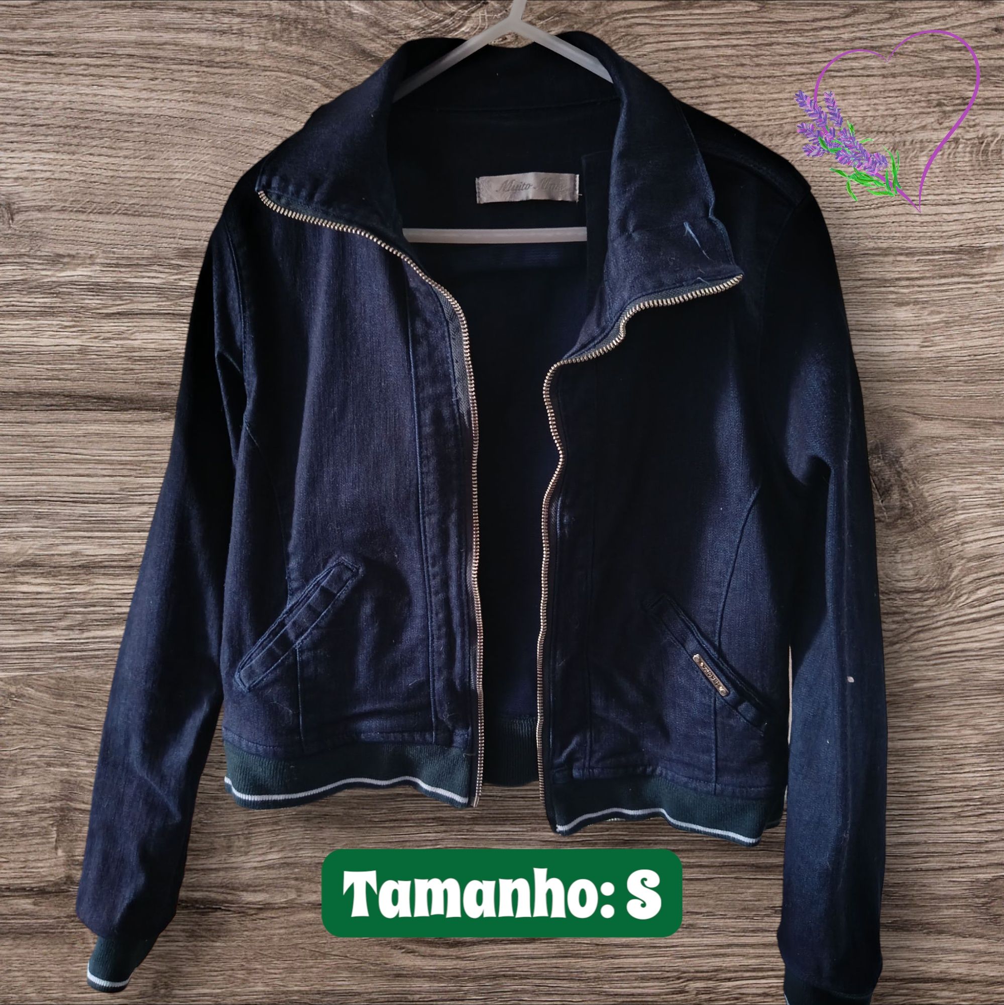 Jaqueta jeans feminina
